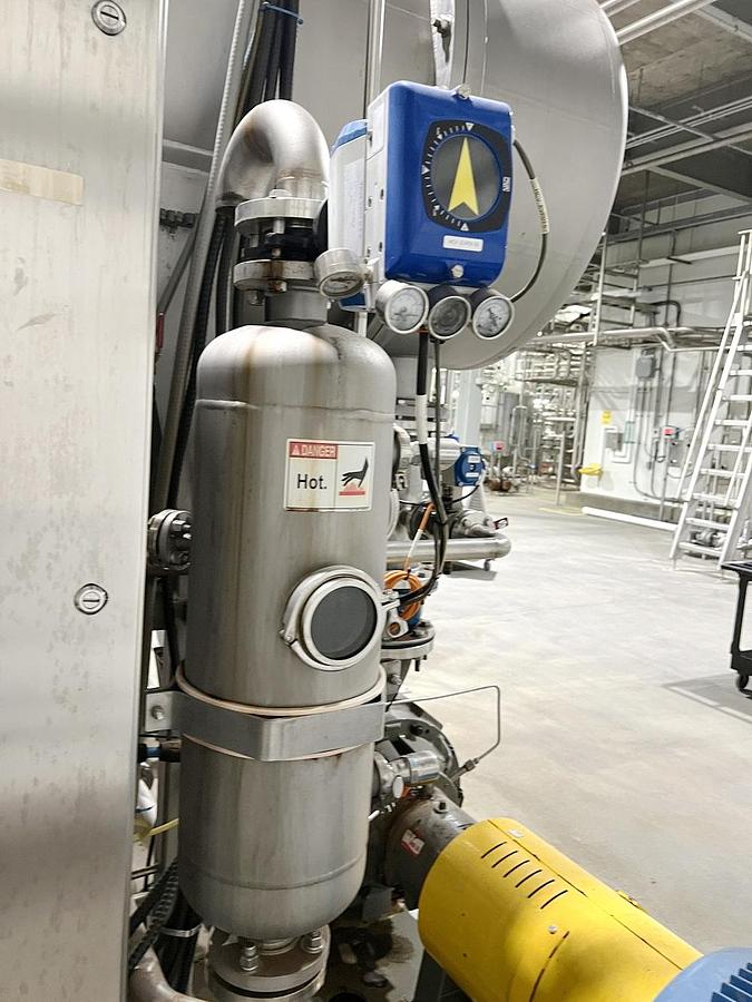 Used Used Caloris MVR Heated Forced Circulation Evaporator System