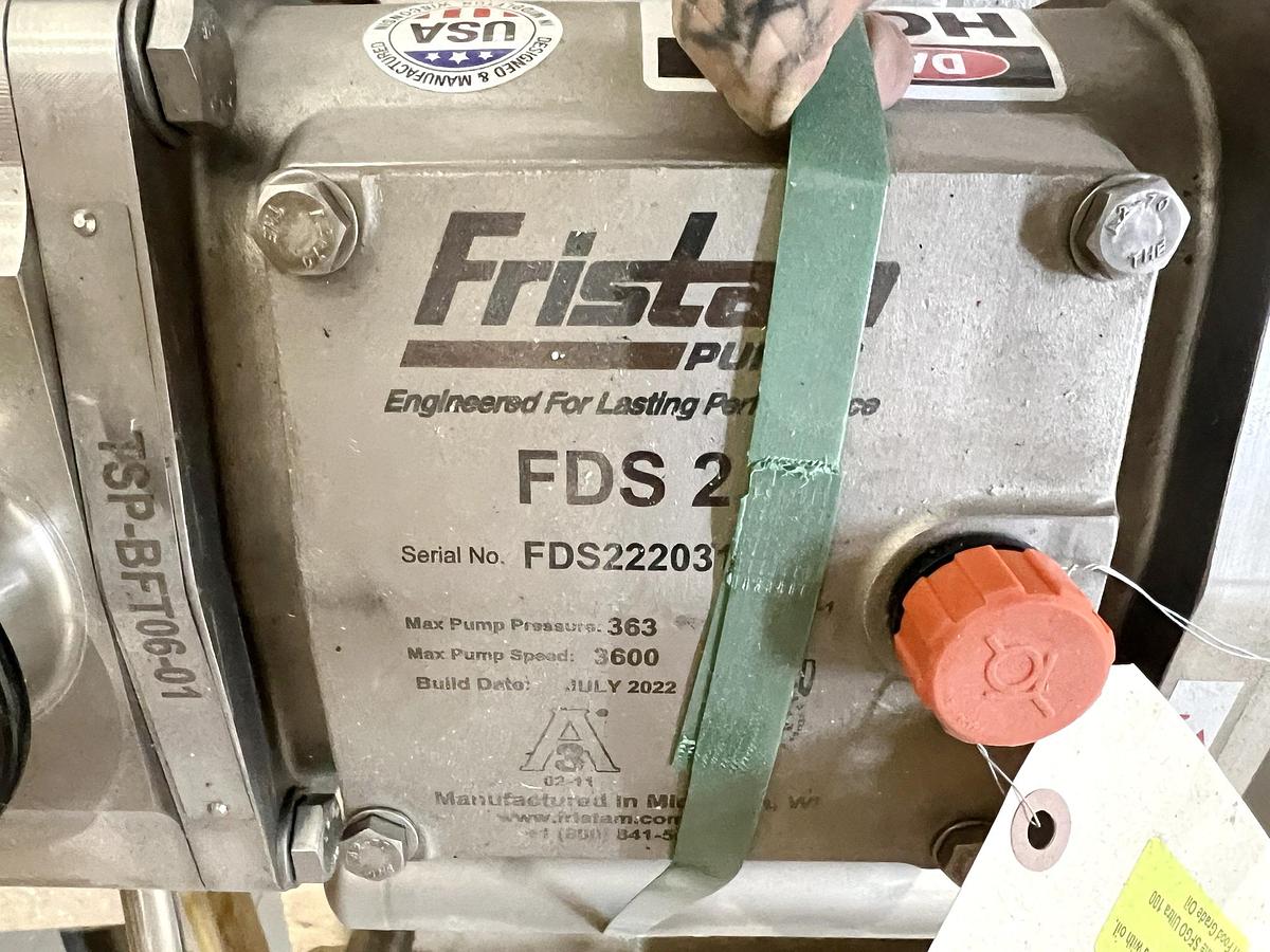 Used Unused Fristam Twin Screw Pump, Model FDS2