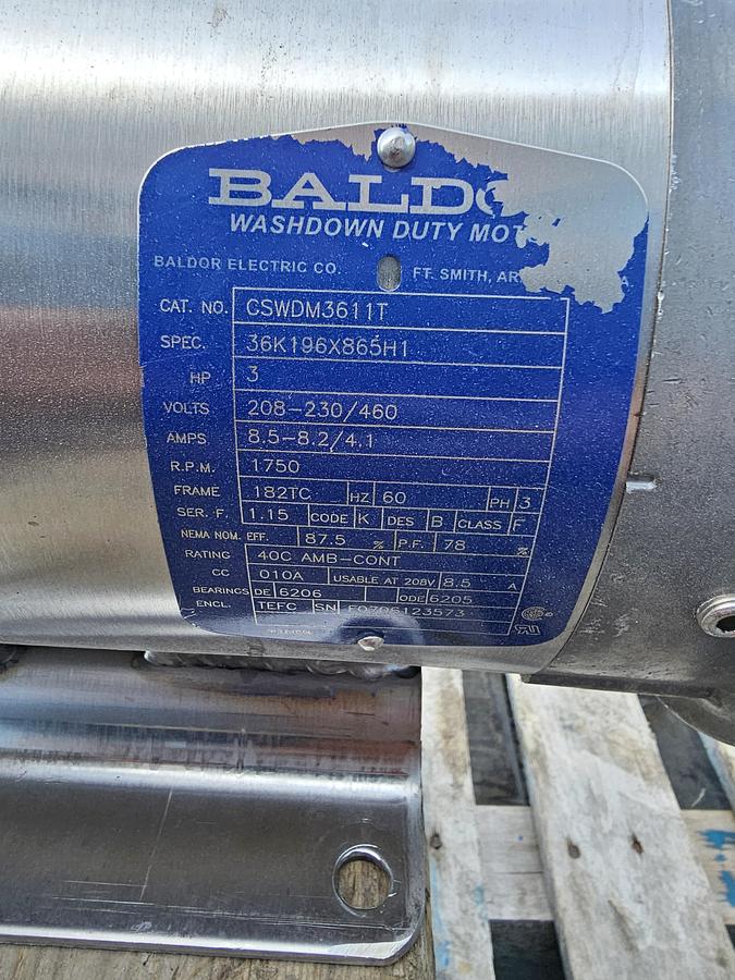 Used Harry Davis NY - Lot 140A - Hopper + Lot 140B - Auger Elevator with Motor (inventoried together)