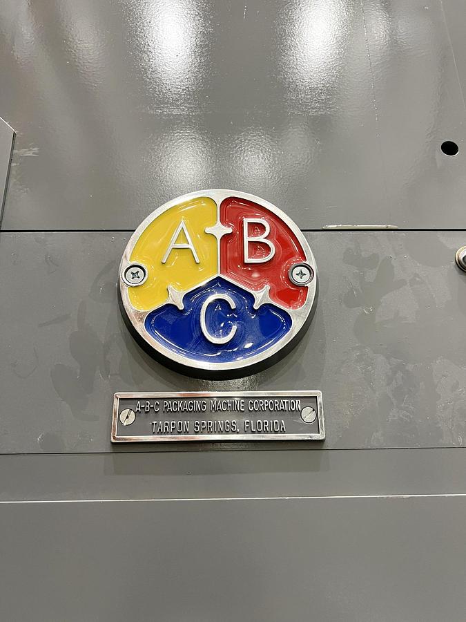 Used Used ABC Machinery Semi-Automatic Bag Palletizer, with Conveyors & Floor Scale