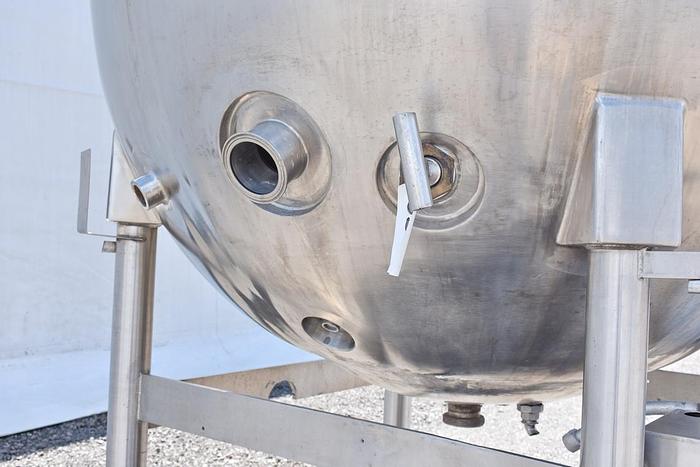 Used Used 500 Gallon Hamilton Jacketed Tank (Kettle), Evaporator