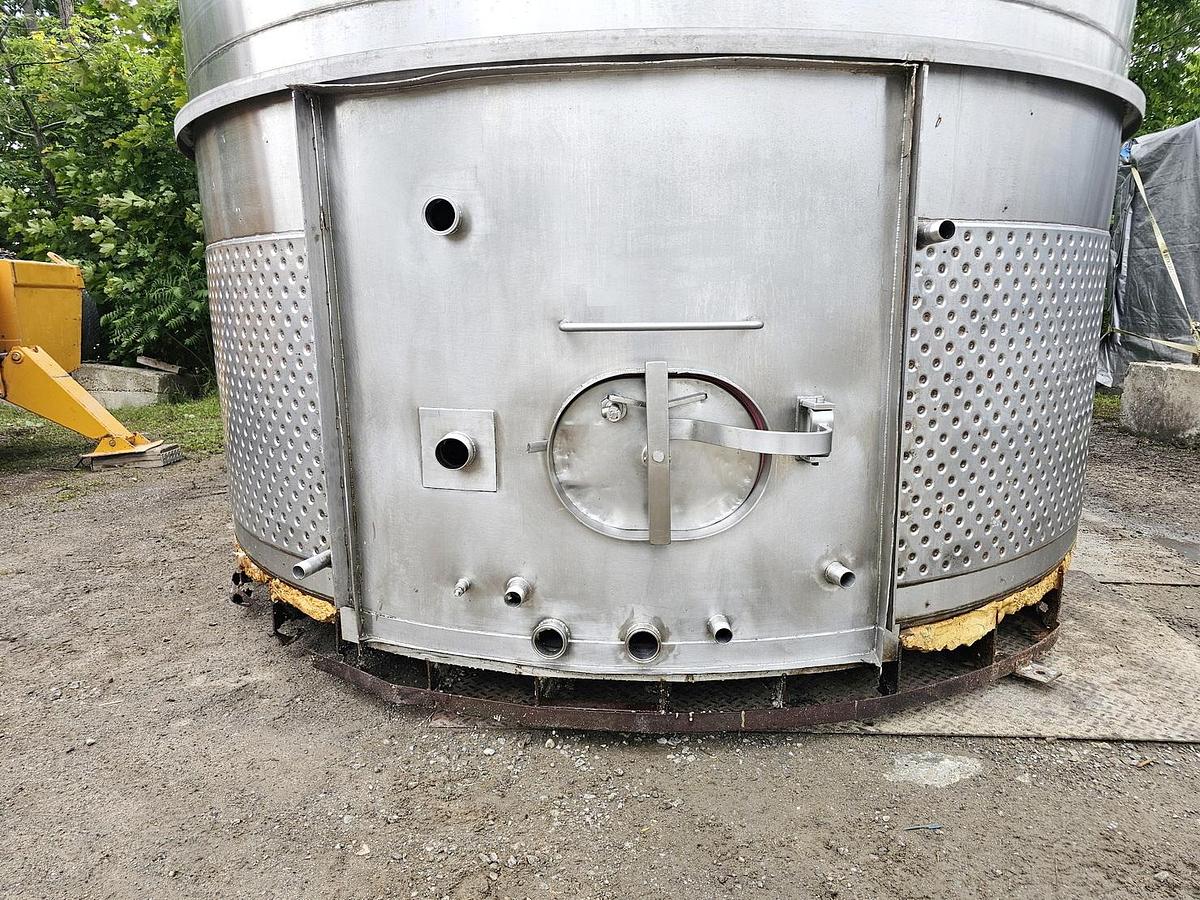 Used Used 15,000 Gallon Jacketed Tank, Stainless Steel