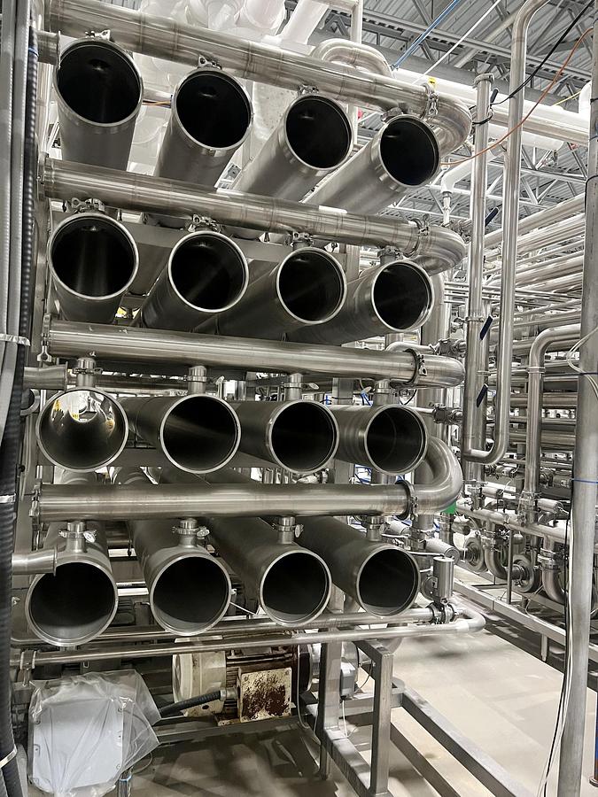 Used Used Ultrafiltration Skid (UF2) - 9 Stage Ultrafiltration System