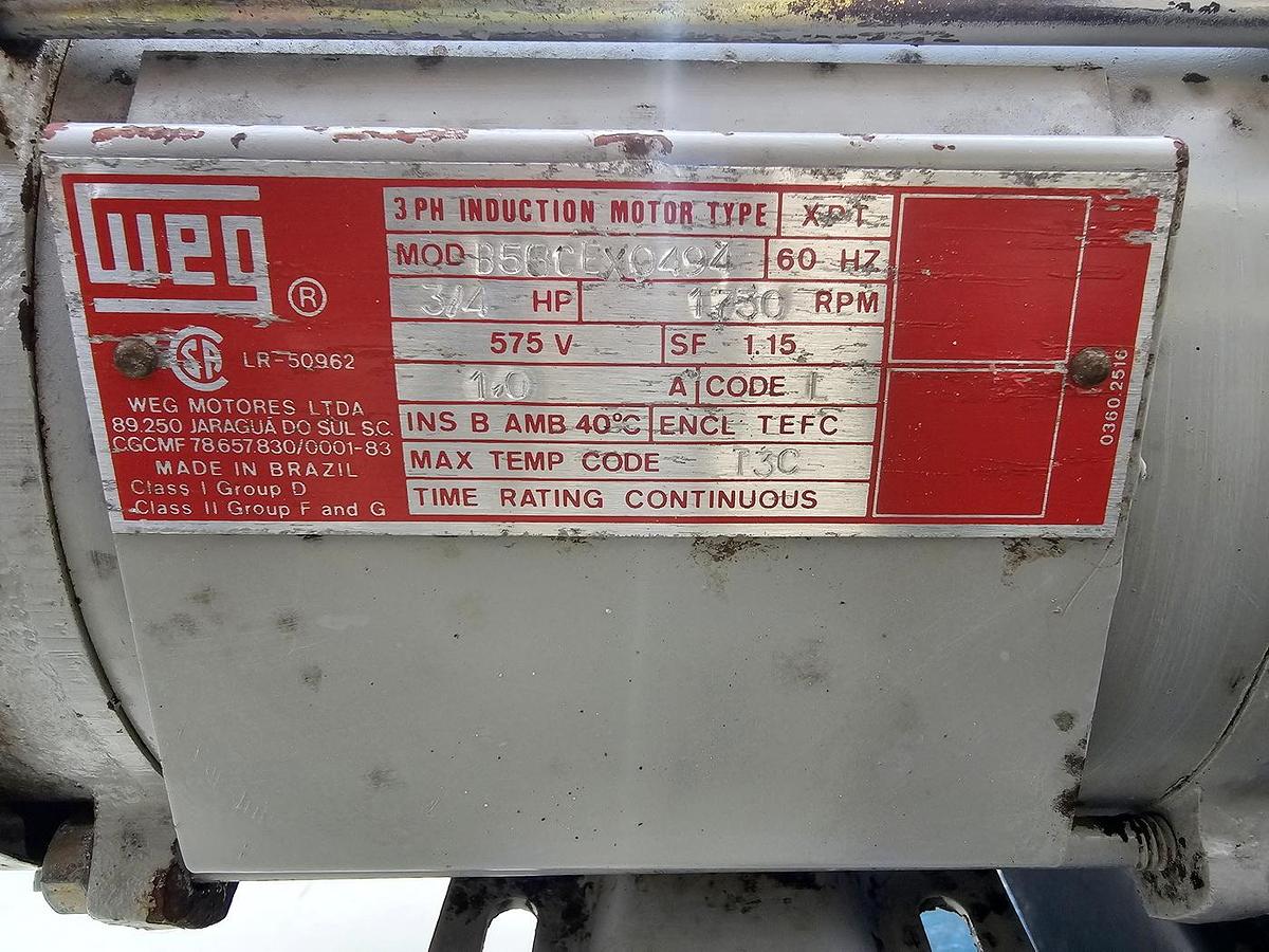 Used Hopper with screw valve