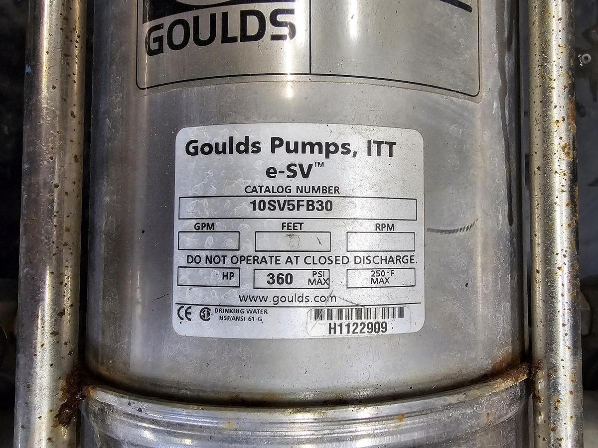 Used Used Goulds Centrifugal Inline Pump, 2'' x 2'', 5 HP