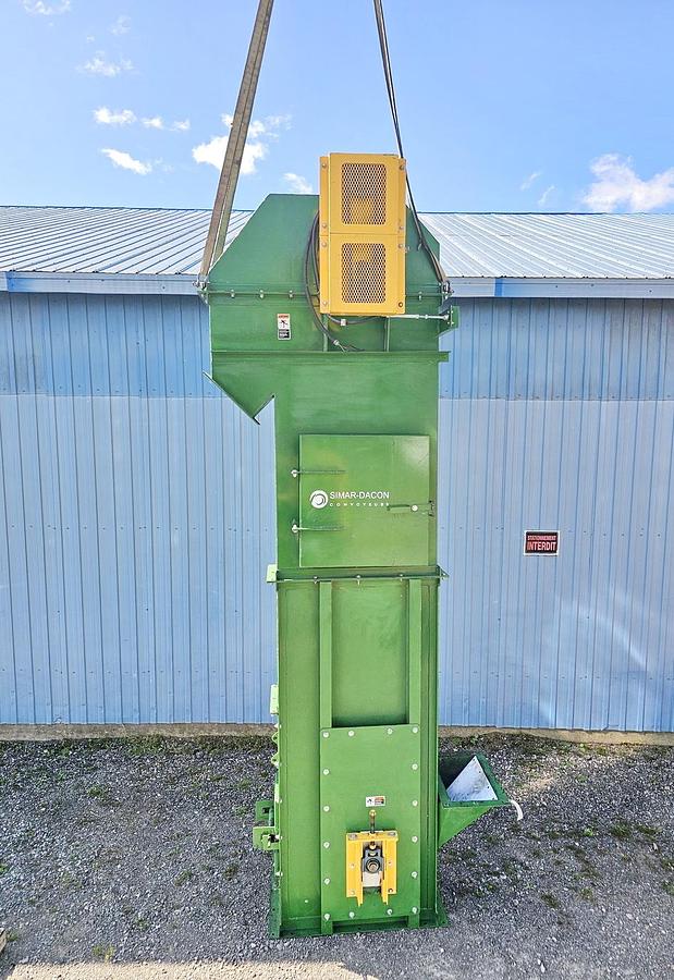 Used Used Simar-Dacon Bucket Elevator, 16' High