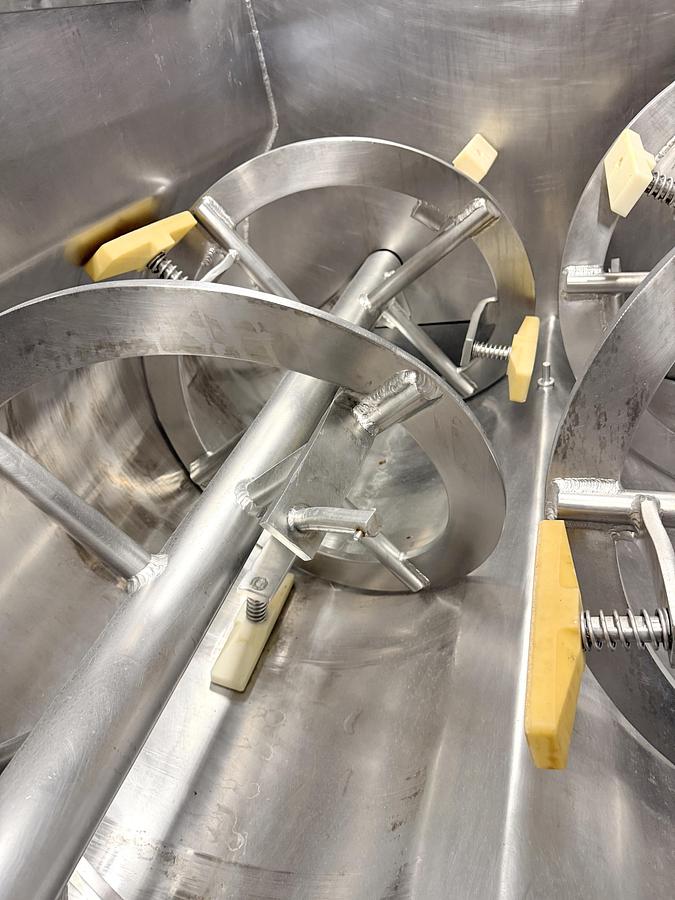 Used Used Mepaco Jacketed Double Ribbon Blender, 33 Cubic Feet