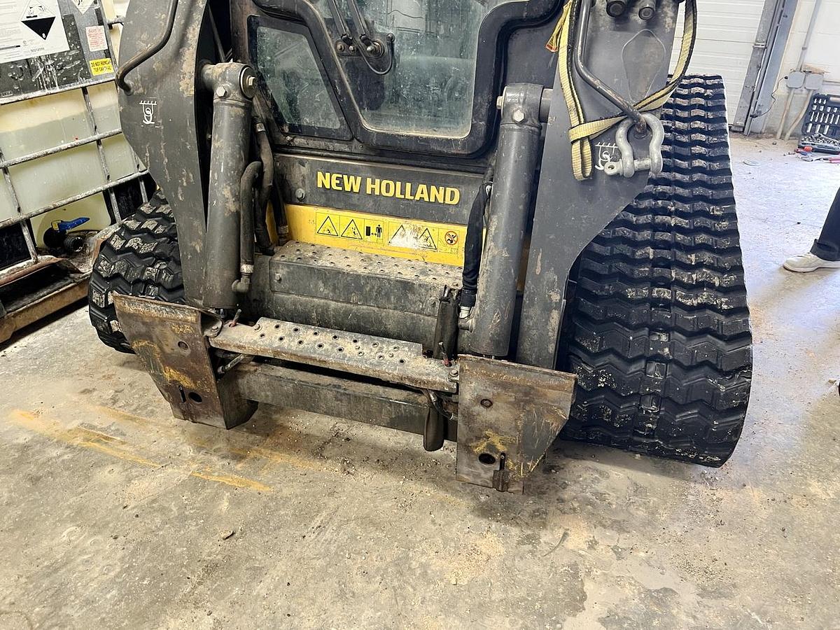 Used Used 2016 New Holland Compact Track Loader, Model C232 With Three Attachments