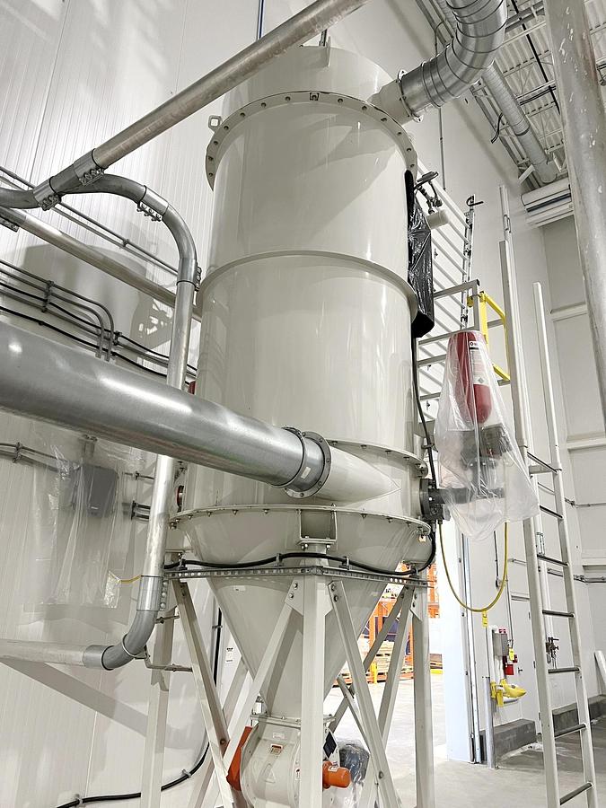 Used Used Kice XP Venturi Jet Filter, With Rotary Airlock & Fan