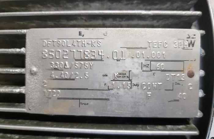 Used USED SEEPEX PROGRESSIVE CAVITY PUMP, STAINLESS STEEL, SANITARY