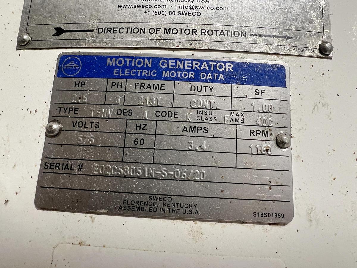 Used Used Sweco Vibrating Screen, 48''