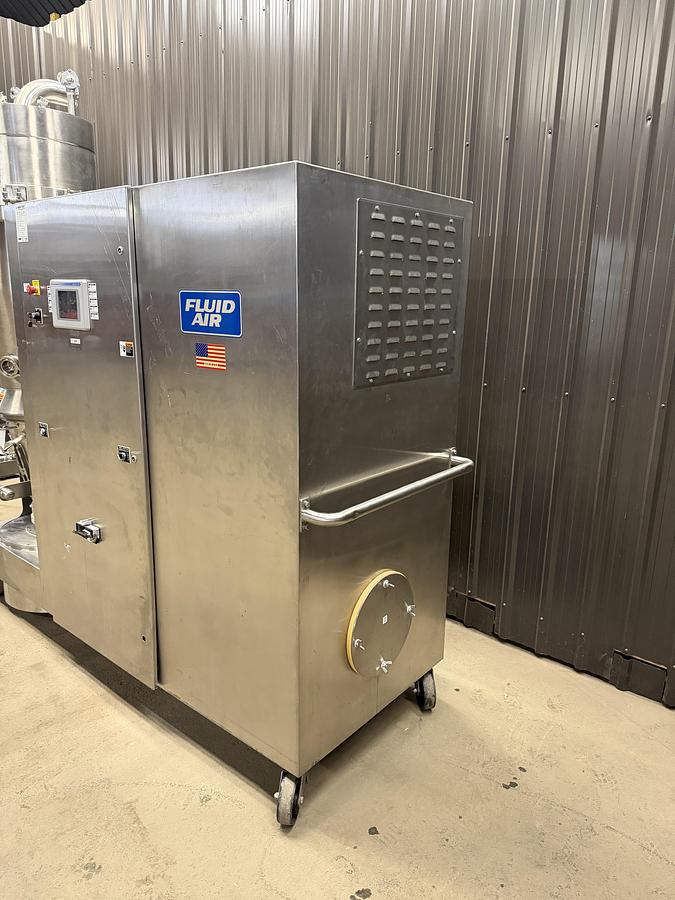 Used Used Fluid Air Fluid Bed Dryer / Granulator, Model 20L