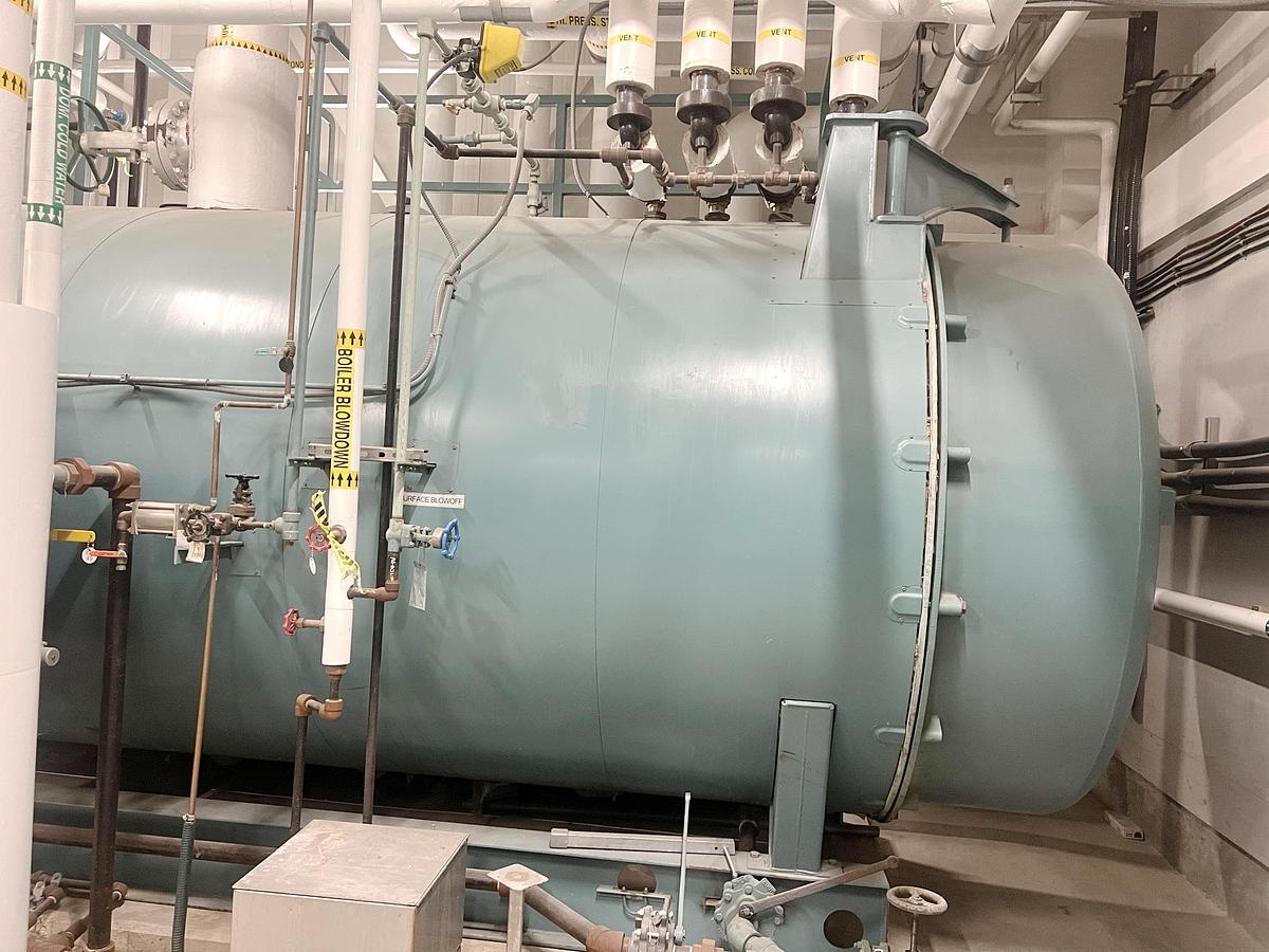 Used Used Cleaver Brooks Boiler, Model CBEX-DE 700-800-150ST