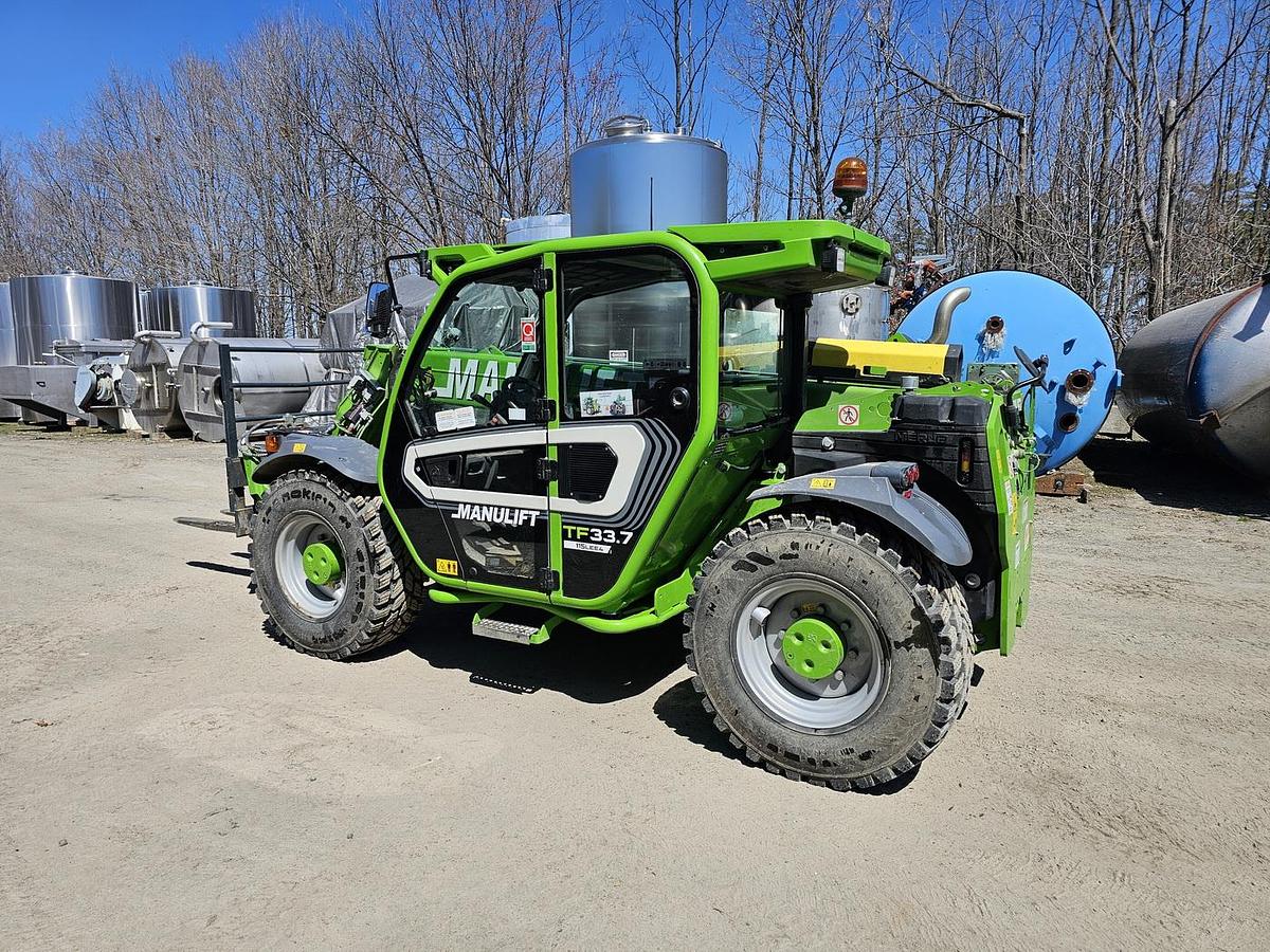Used Used 2022 Merlo / Manulift TurboFarmer TF33.7 Telehandler – 3,300 kg / 7,300 lb Capacity – 1,936 Hours
