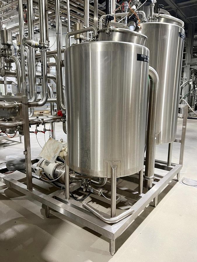 Used Used 4 Stage Nano Filtration System, With Pumps, Heat Exchanger, Tanks