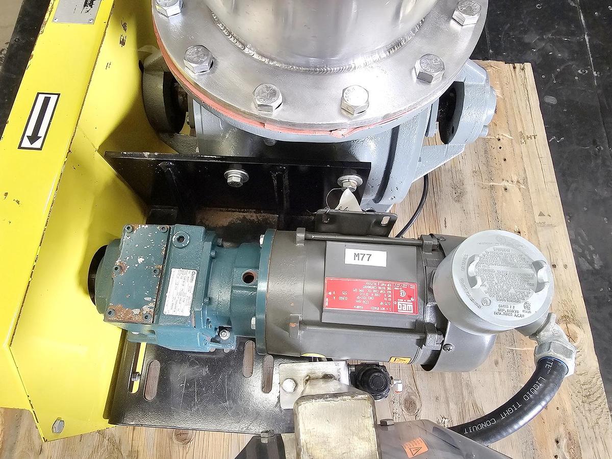 Used Used Rotary Air Lock Valve, 10" X 10"