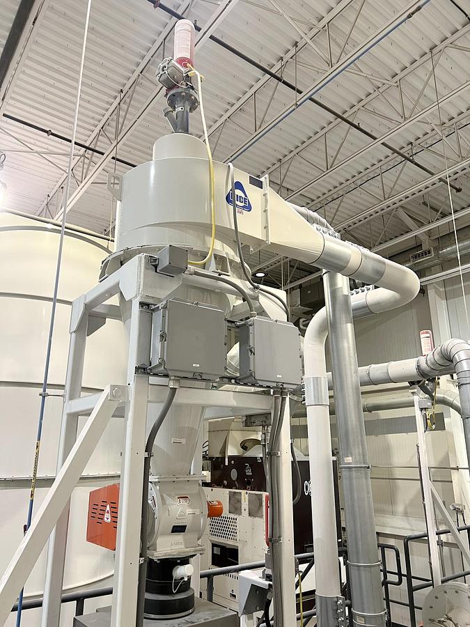 Used Used Kice XP Venturi Jet Filter, With Rotary Airlock, Fan & Cyclone