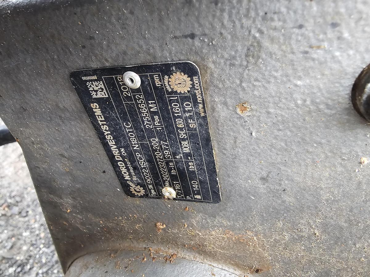 Used Used Law Marot Milpro screw conveyor, 10'' Wide x 239'' Long