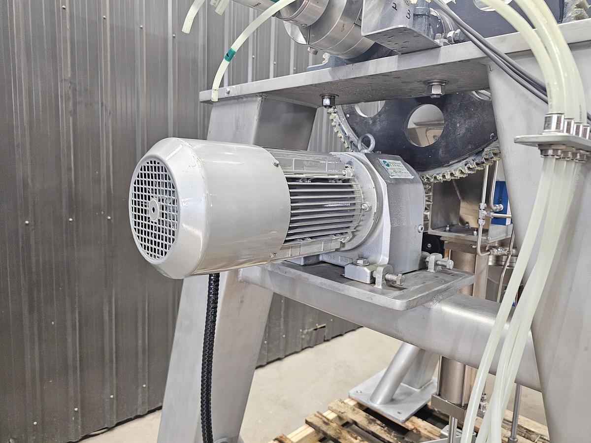 Used Used A&M Process Equipment Double Cone Blender, With Safety cage