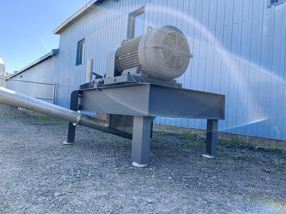 Used Used Mikro Pulverizer Hammermill, Swinging Hammers, 60 HP , With Screw Conveyor