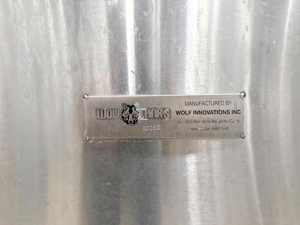 Used Used 13,208 Gallon Tank, 304 Stainless Steel, With Heat Exchanger & Pump