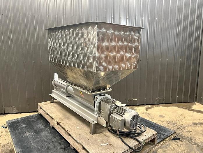 Used USED SEEPEX PROGRESSIVE CAVITY PUMP, STAINLESS STEEL, SANITARY