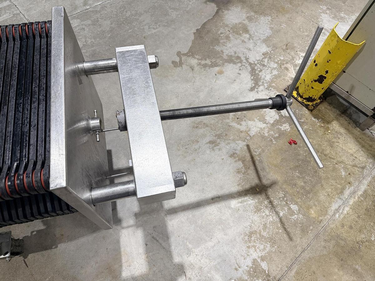 Used Used Polishing Filter Press, Stainless Steel