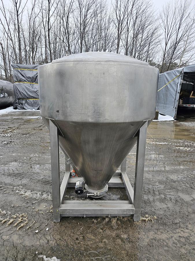 Used Used 440 Gallon Tank (Tote),  Stainless Steel