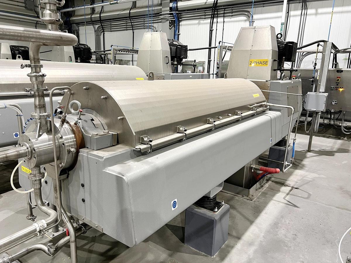 Used Used GEA Westfalia Decanter Centrifuge, Model Protein Master CF 6000