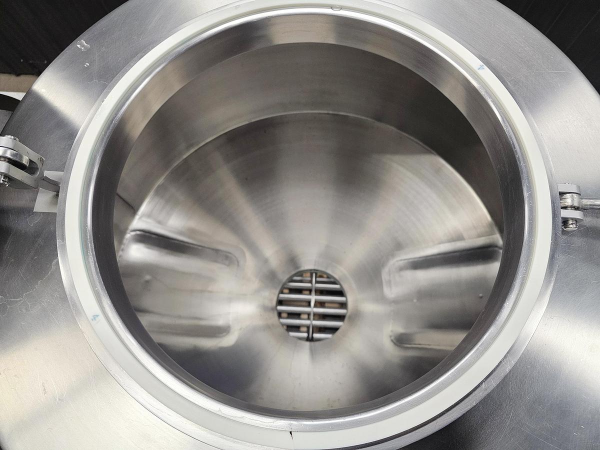 Used Used A&M Process Equipment Double Cone Blender, With Safety cage