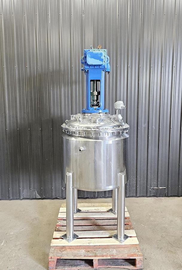 Used Used 70 Gallon Jacketed Tank (Reactor), Stainless Steel, With Mixer