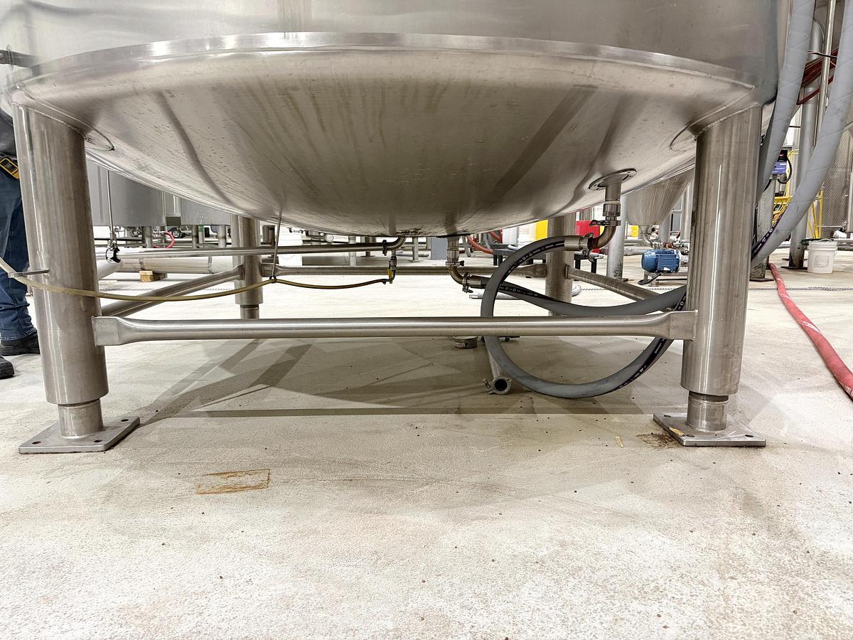Used Used 5500 Gallon Feldmeier Jacketed Tank (Reactor), 304 Stainless Steel
