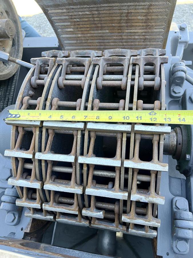 Used Used Mikro Pulverizer Hammermill, Swinging Hammers, 60 HP , With Screw Conveyor