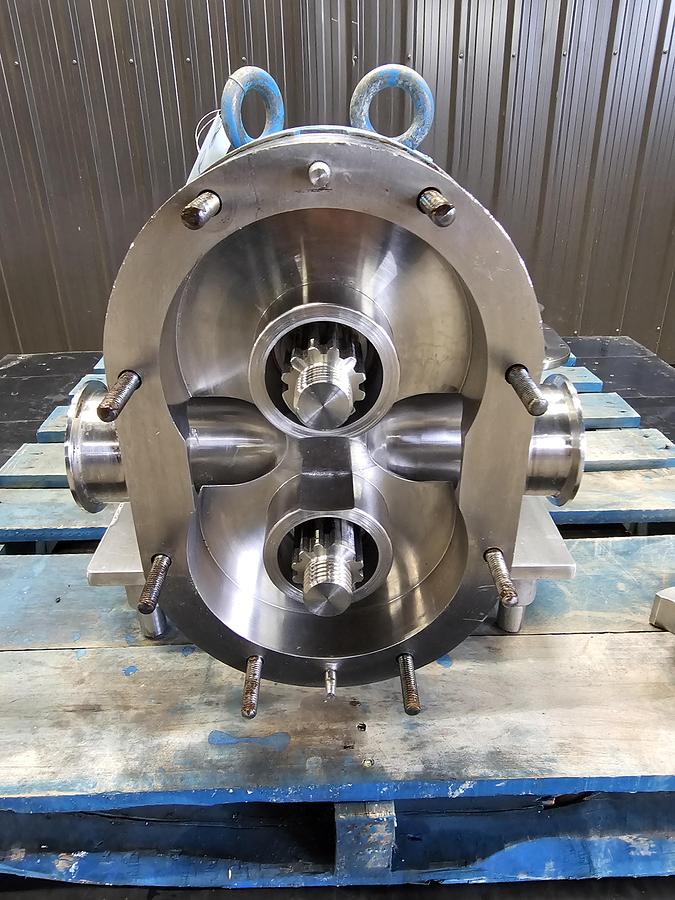 Used Used Waukesha Rotary Lobe Pump, Model 60, 3 HP