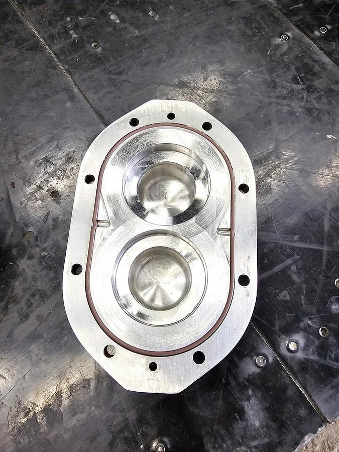 Used Used Waukesha Rotary Lobe Pump, Model 32, 1.5 HP