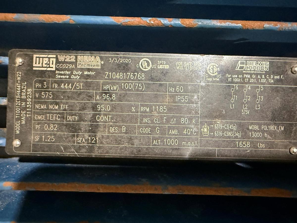 Used Used Caloris MVR Heated Forced Circulation Evaporator System