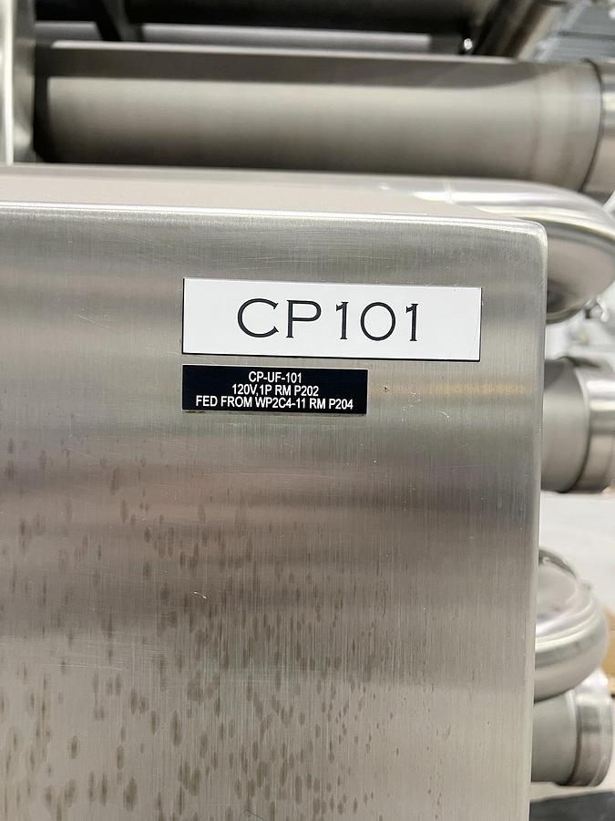 Used Used Ultrafiltration Skid (UF1) - 9 Stage Ultrafiltration System