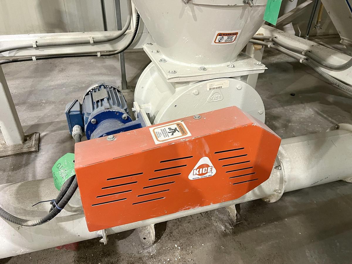 Used Used Kice Venturi Jet Filter, With Rotary Airlock, Cyclone & Fan