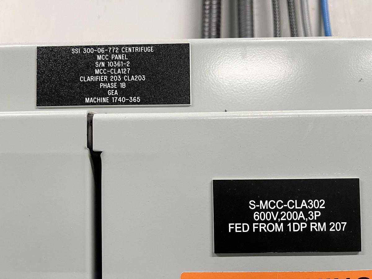 Used Used GEA Westfalia Disc Stack Centrifuge, Model SSI-300-06-772