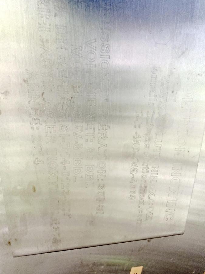 Used Used 2480 Gallon Jacketed Tank, 304 Stainless Steel