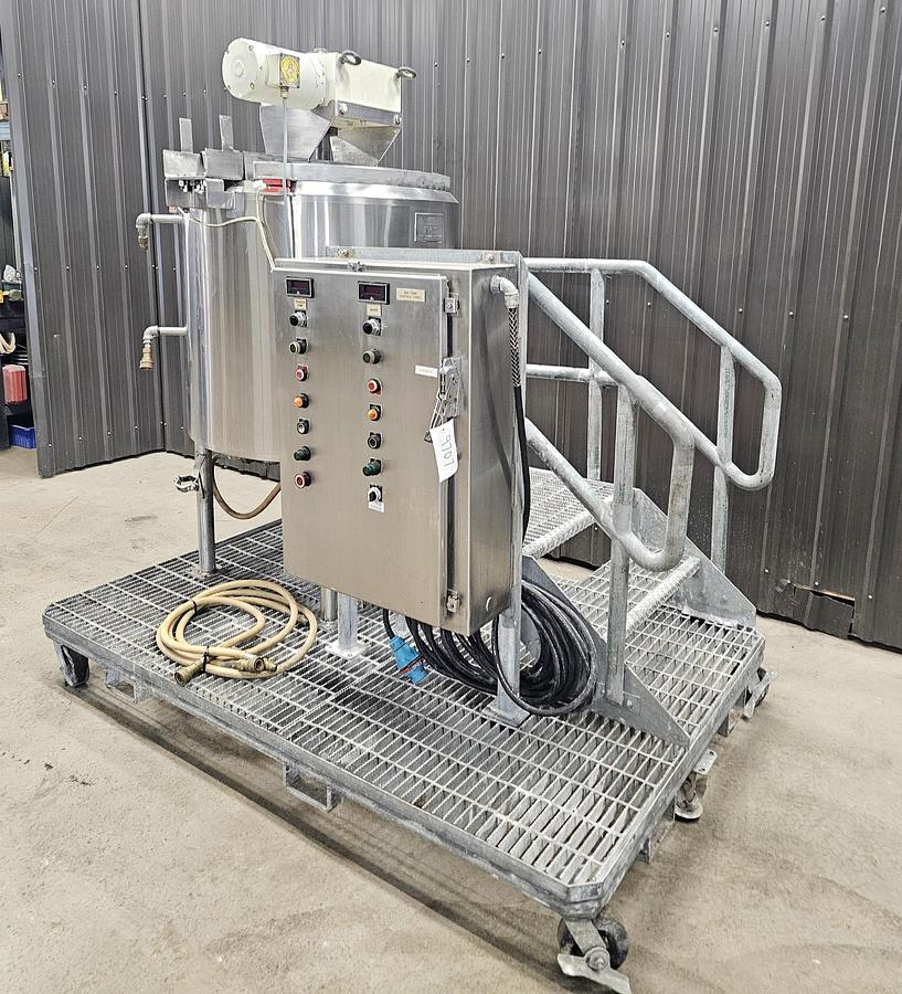 Used Amplio Auction - Lot 54 Stainless steel mixing tank
