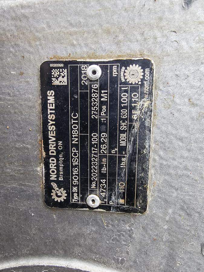 Used Used Law Marot Milpro screw conveyor, 10'' Wide x 144'' Long