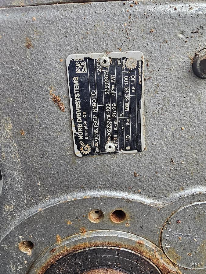 Used Used Law Marot Milpro screw conveyor, 10'' Wide x 144'' Long