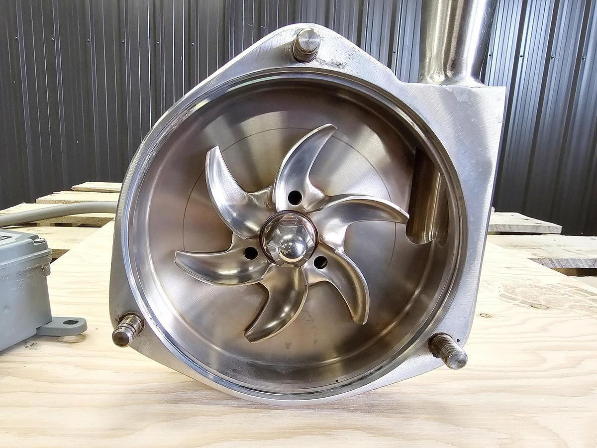 Used Used Fristam Centrifugal Pump, 2" X 1.5", 1.5 HP