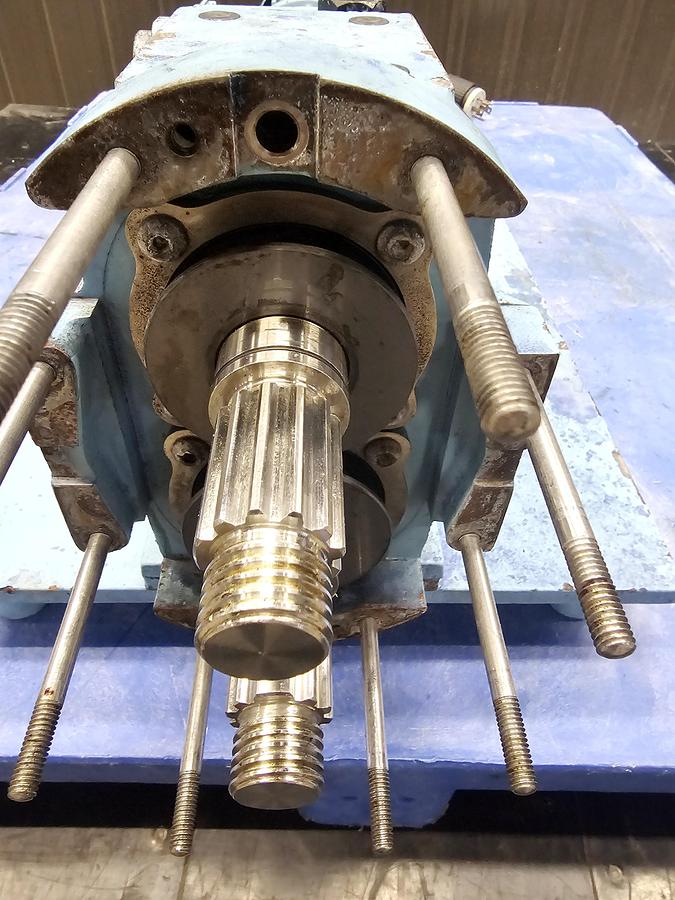 Used Used Waukesha Rotary Lobe Pump, Model 30, 1 HP