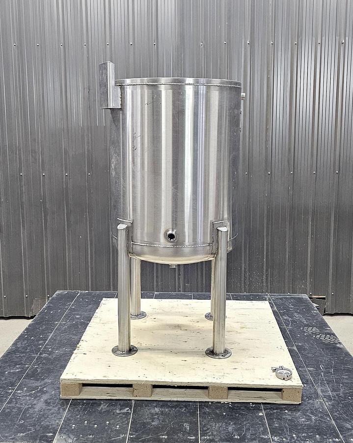 Used Used 60 Gallon Jacketed Tank, 316L Stainless Steel