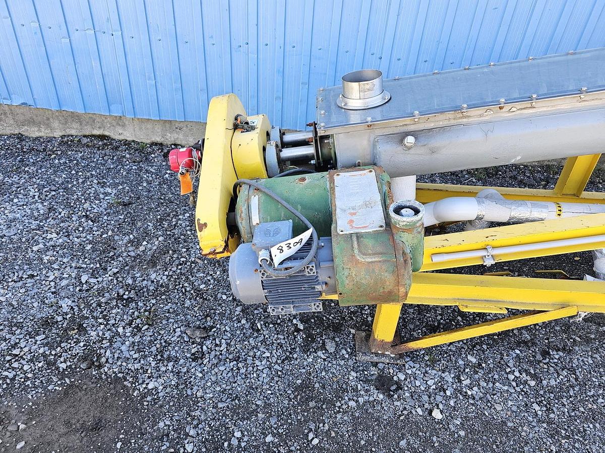 Used Used Holoflite Screw Conveyor/Dryer, 14'' Diameter X 168'' Long