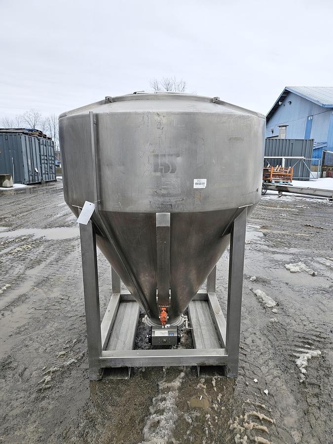Used Used 440 Gallon Tank (Tote),  Stainless Steel