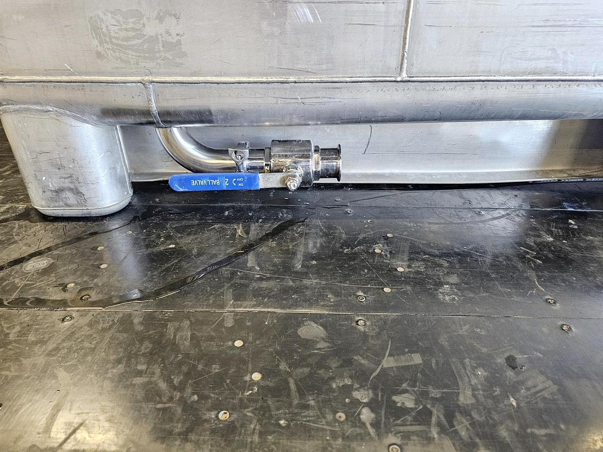 Used Used 350 Gallon IBC Tank (Tote), 304 Stainless Steel