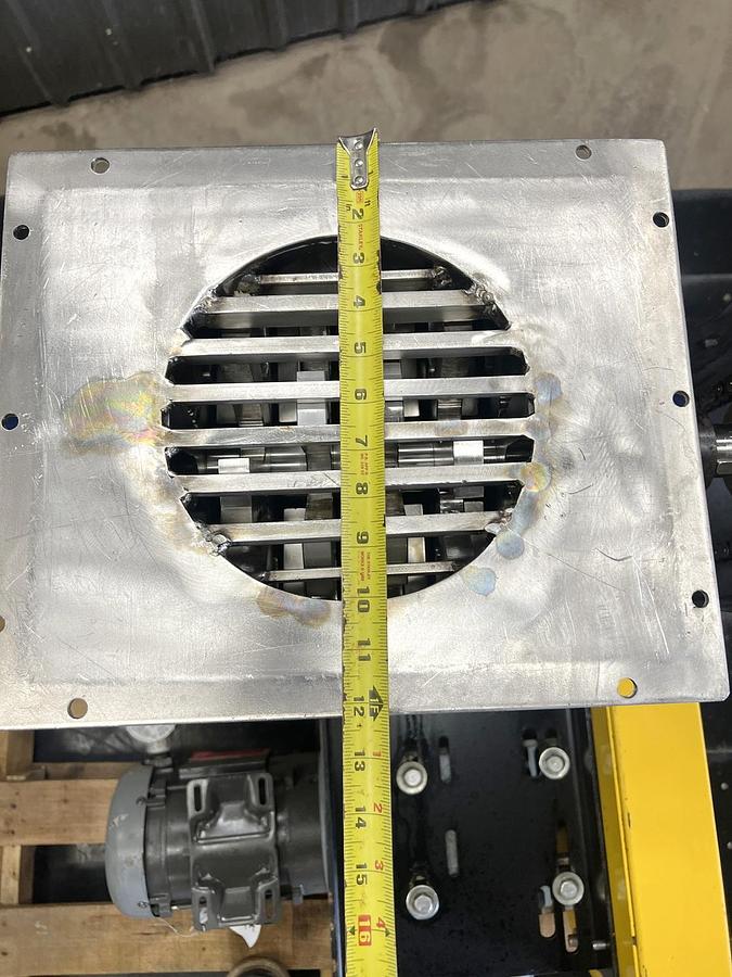 Used Used Rotary Air Lock Valve, 8" X 8", with Lump Breaker